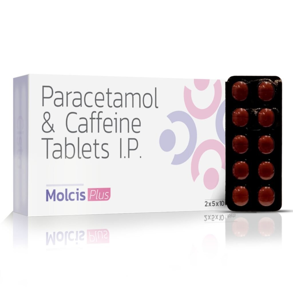 Paracetamol 650 mg + Caffeine 50 mg - Molcis-Plus