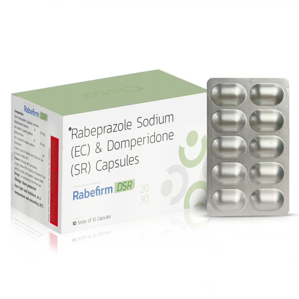 Rabeprazole 20mg (EC) Domperidone 30mg (SR) - Rabefirm-DSR