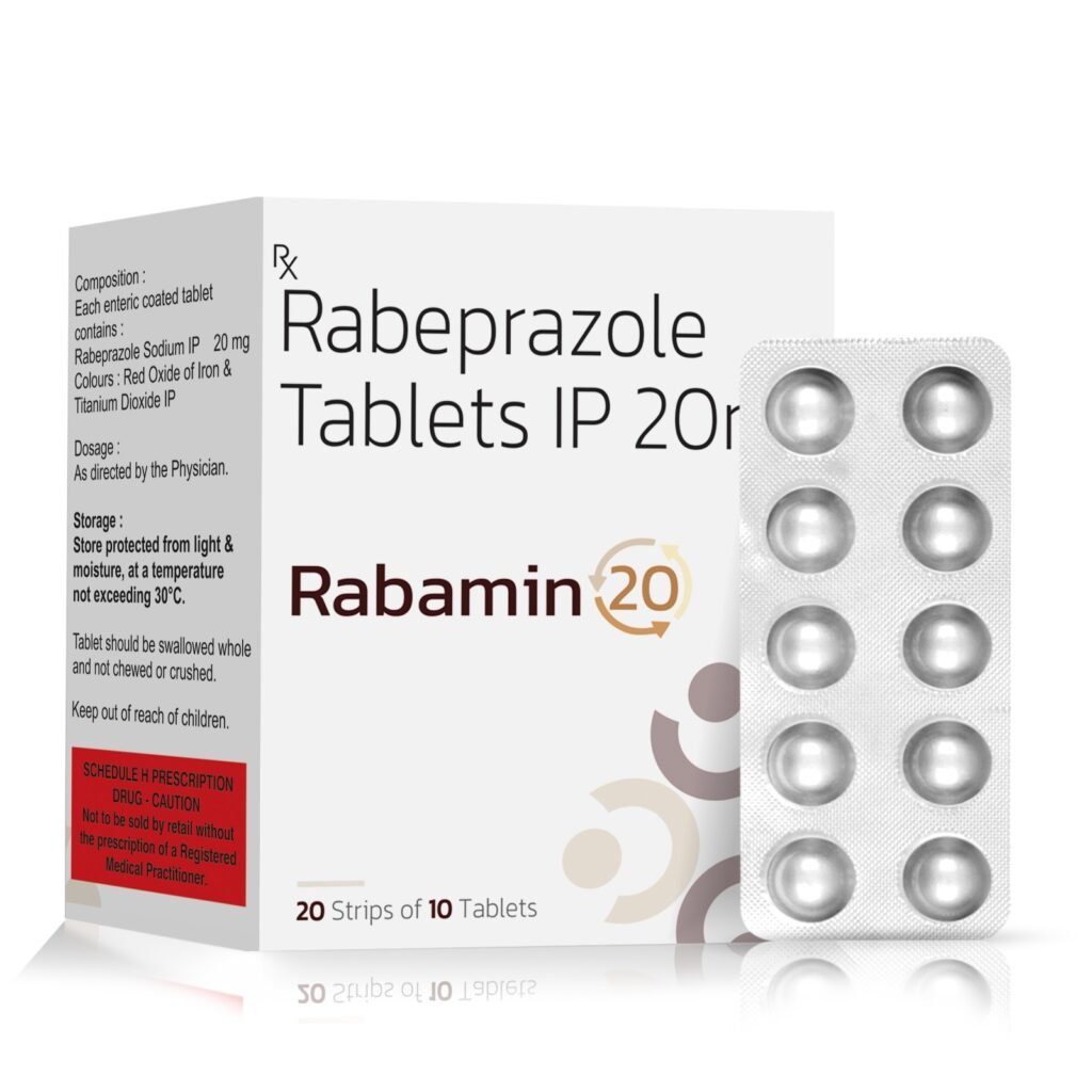 Rabeprazole Gastro- Resistant Tablet 20mg - Rabamin 20