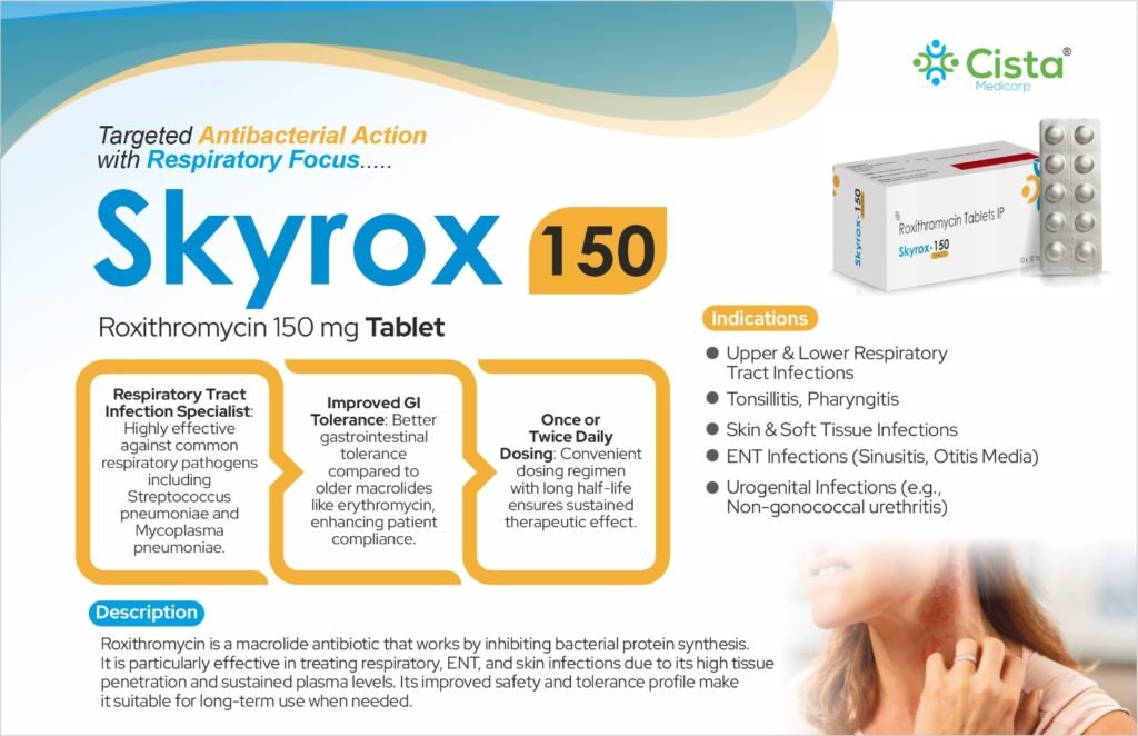 Roxithromycin 150 mg - Skyrox 150