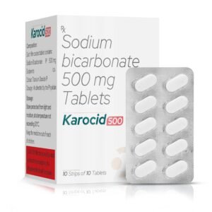 Sodium Bicarbonate 500 mg – Karocid 500 — Sodium Bicarbonate 500 mg — Tablets