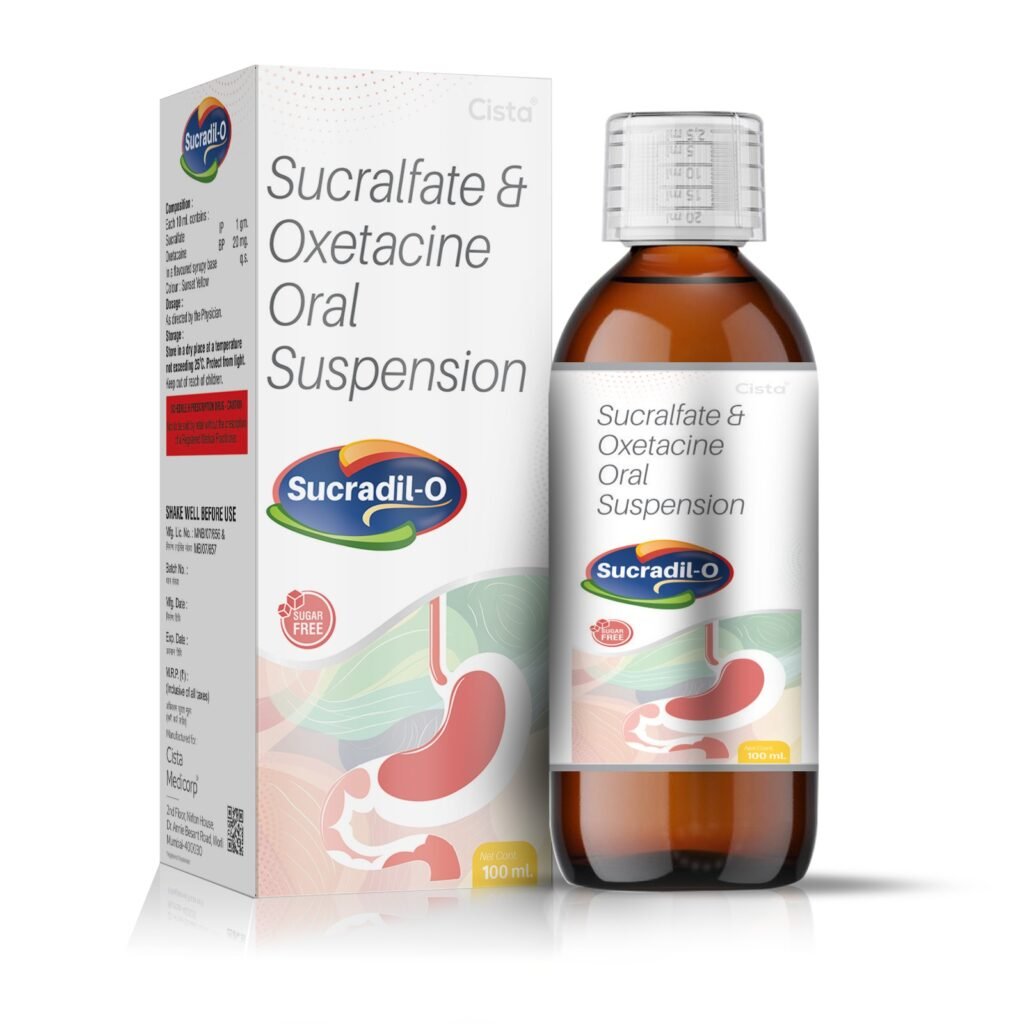 Sucralfate 1gm + Oxetacaine 20 mg - Sucradil-O
