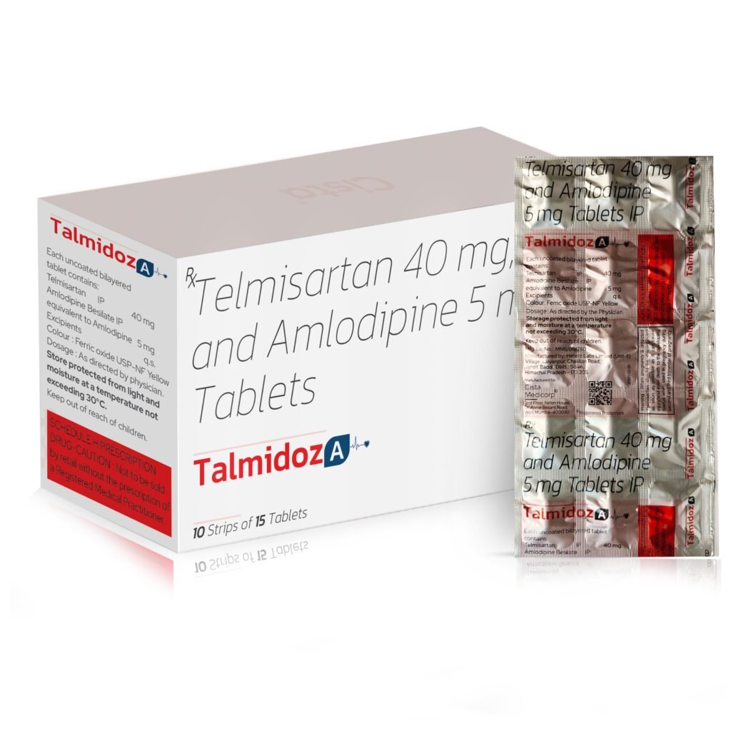 Telmisartan 40 mg + Amlodipine 5 mg - Talmidoz-A