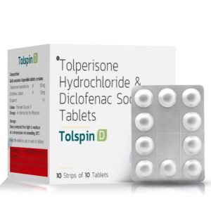 Tolperisone Hydrochloride 150mg + Diclofenac Sodium 50 mg – Tolspin-D — Tolperisone Hydrochloride 150mg + Diclofenac Sodium 50 mg — Tablets