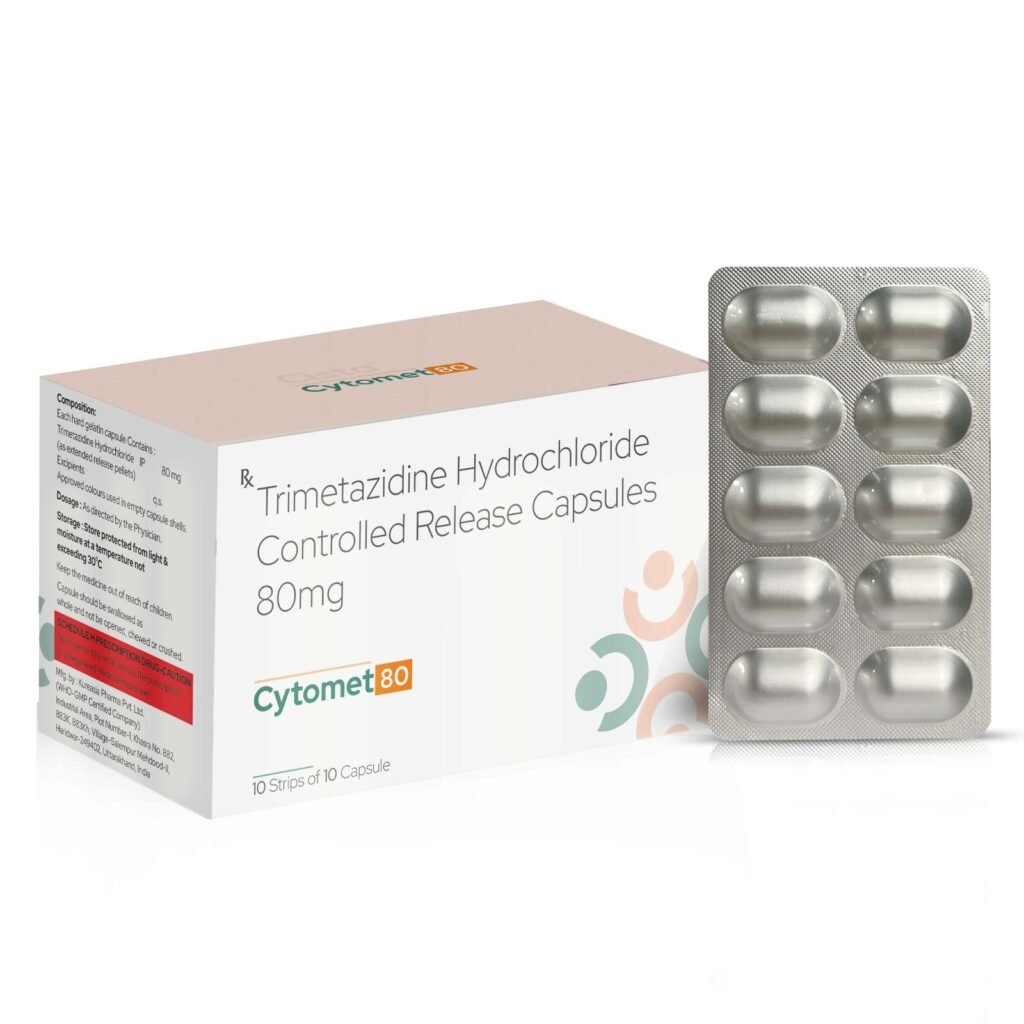 Trimetazidine 80 mg Modified release cap - Cytomet-80