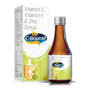 Vitamin C 80mg+ Vitamin E Acetate 5mg+ Zinc Sulphate 22.5 mg-C – Bourne — Vitamin C 80 mg + Vitamin E Acetate 5 mg + Zinc Sulphate 22.5 mg — Syrup