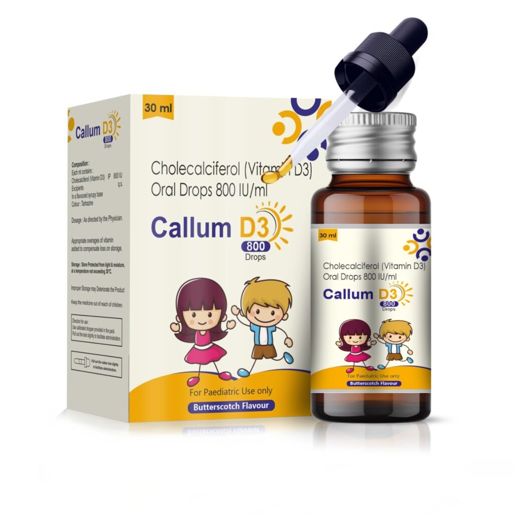 Vitamin D3 800 IU/ml - Callum-D3 (Kids)