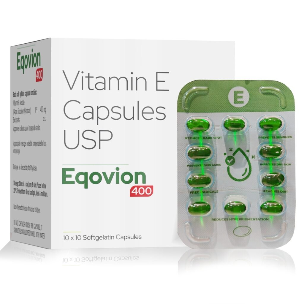 Vitamin E Acetate 400 mg-Eqovion – 400 — Vitamin E Acetate 400 mg — Soft gelatin capsules