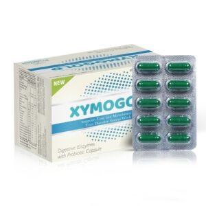 Alpha Amylase 170,000, Papain 6000, alpha Galactosidase 450, Lactase 1000, Glucoamylase 45,Dried Yeast 25, Invertase 200, Protease 50000, Cellulase 1000, Betaglucanase 30, Fructooligosaccharides (FOS) 100, Saccharomyces Boulardii 50, Lactobacillus Sporogenes 50, Streptococcus Faecalis, Clostridium Butyricum, Bacillus Mesentricus, Betaglucanase – Xymogold — Alpha Amylase 170, 000, Papain 6000, alpha Galactosidase 450, Lactase 1000, Glucoamylase 45, Dried Yeast 25, Invertase 200, Protease 50000, Cellulase 1000, Betaglucanase 30, Fructooligosaccharides (FOS) 100, Saccharomyces Boulardii 50, Lactobacillus Sporogenes 50, Streptococcus Faecalis, Clostridium Butyricum, Bacillus Mesentricus, Betaglucanase — Capsules