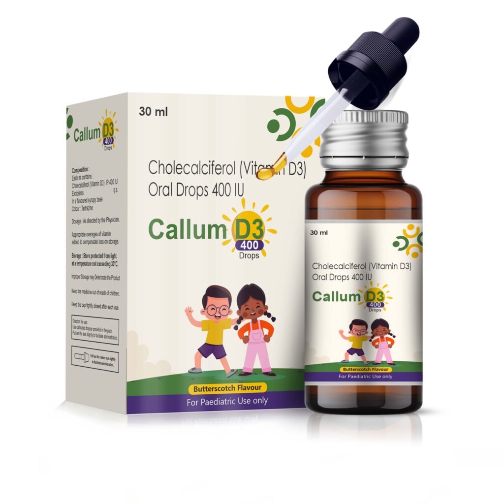 Vitamin D3 400 IU/ml - Callum-D3 (Kids)