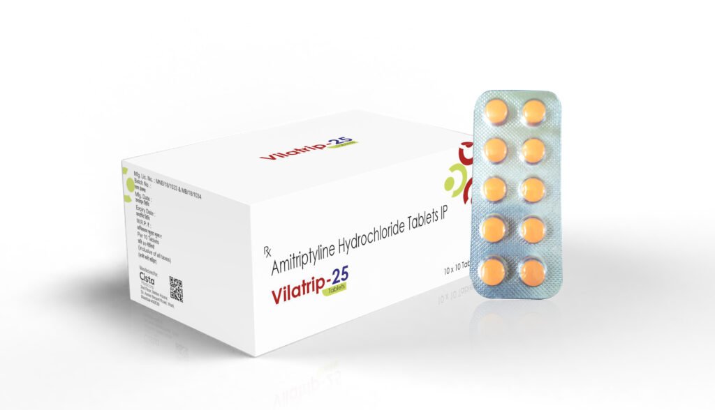 Amitriptyline 25mg - Vilatrip-25