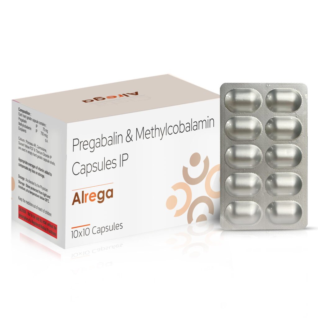 Pregabalin 75mg + Methylcobalamin 750mcg - Alrega