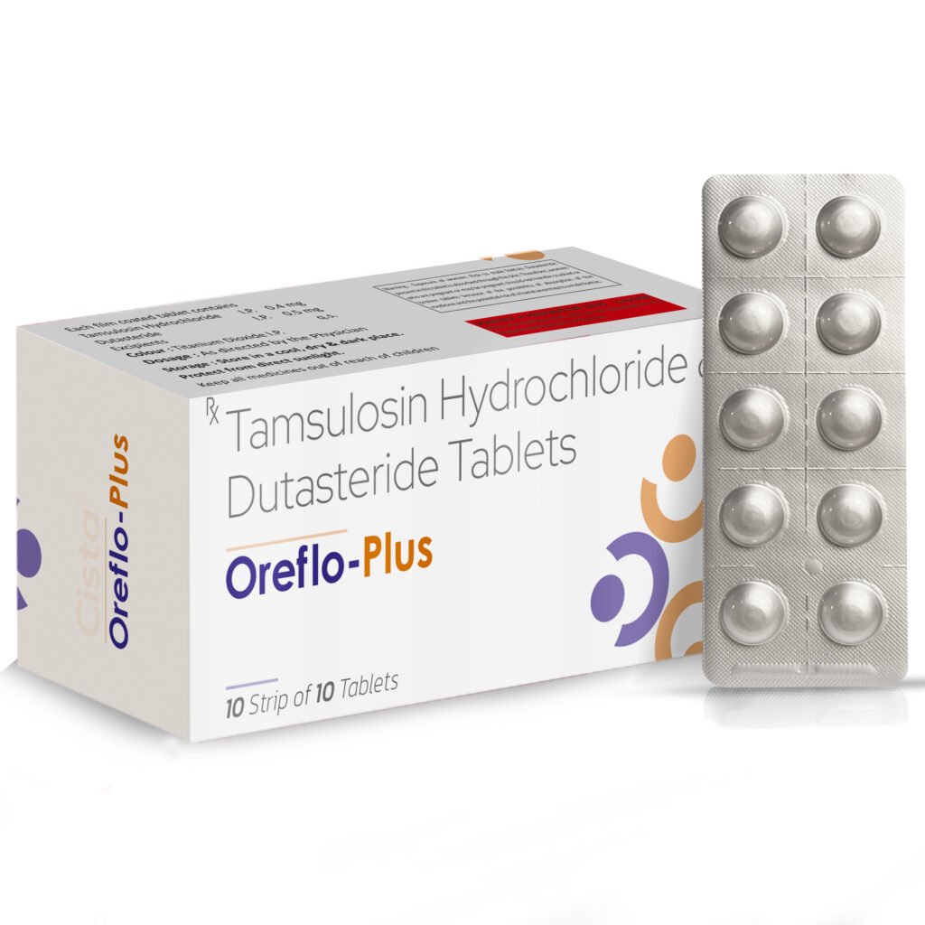 Tamsulosin HCI 0.4 mg + Dutasteride I.P. 0.5 mg - Oreflo-Plus — Tamsulosin HCl 0.4 mg + Dutasteride IP. 0.5 mg — Tablets